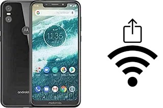 How to generate a QR code with the Wi-Fi password on a Motorola One (P30 Play)