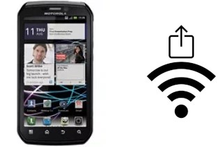 How to generate a Wi-Fi QR code on an Motorola Photon 4G MB855