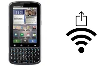 How to generate a Wi-Fi QR code on an Motorola PRO