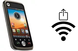 How to generate a QR code with the Wi-Fi password on a Motorola Quench XT3 XT502