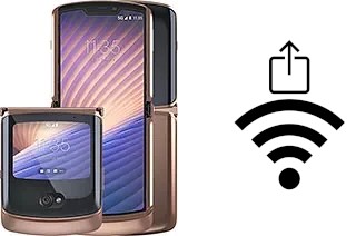 How to generate a Wi-Fi QR code on an Motorola Razr 5G