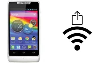 How to generate a Wi-Fi QR code on an Motorola RAZR D1