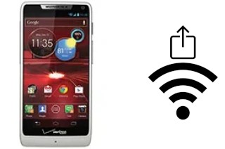 How to generate a Wi-Fi QR code on an Motorola DROID RAZR M