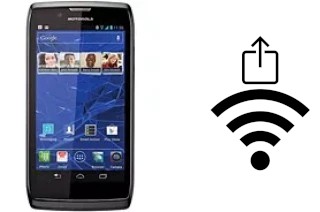 How to generate a QR code with the Wi-Fi password on a Motorola RAZR V XT885