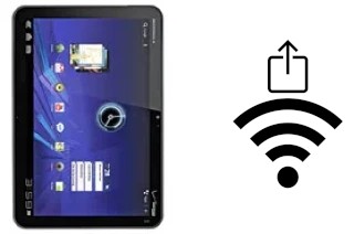 How to generate a QR code with the Wi-Fi password on a Motorola XOOM MZ604