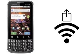 How to generate a Wi-Fi QR code on an Motorola XPRT MB612