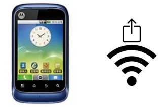 How to generate a QR code with the Wi-Fi password on a Motorola XT301