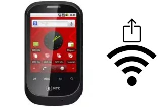 How to generate a QR code with the Wi-Fi password on a MTS 950