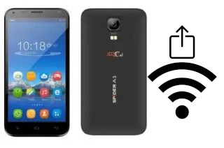 How to generate a QR code with the Wi-Fi password on a Mycell Spider A1