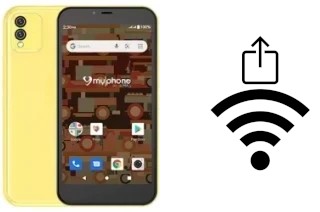 How to generate a QR code with the Wi-Fi password on a MyPhone myA1 Plus