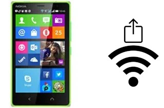 How to generate a QR code with the Wi-Fi password on a Nokia X2 Dual SIM