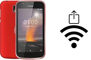 How to generate a QR code with the Wi-Fi password on a Nokia 1