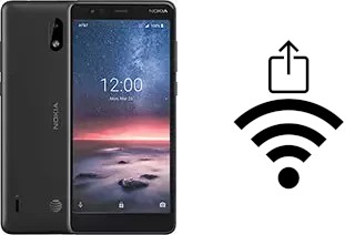 How to generate a QR code with the Wi-Fi password on a Nokia 3.1 A