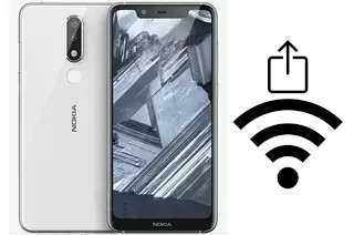 How to generate a QR code with the Wi-Fi password on a Nokia 5.1 Plus