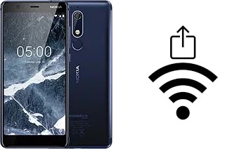 How to generate a QR code with the Wi-Fi password on a Nokia 5.1