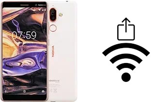 How to generate a QR code with the Wi-Fi password on a Nokia 7 plus