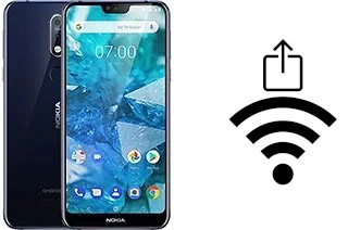 How to generate a QR code with the Wi-Fi password on a Nokia 7.1