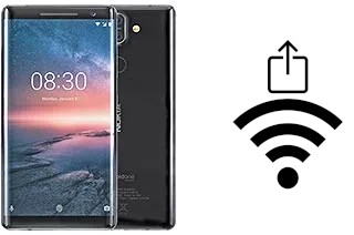 How to generate a QR code with the Wi-Fi password on a Nokia 8 Sirocco