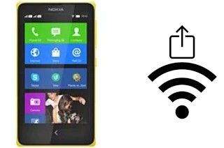 How to generate a QR code with the Wi-Fi password on a Nokia X