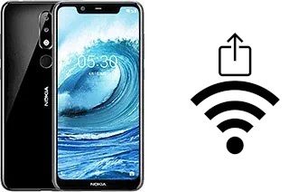 How to generate a QR code with the Wi-Fi password on a Nokia 5.1 Plus (Nokia X5)