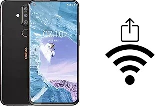 How to generate a QR code with the Wi-Fi password on a Nokia X71