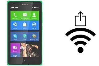 How to generate a QR code with the Wi-Fi password on a Nokia XL