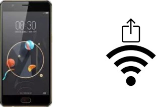 How to generate a QR code with the Wi-Fi password on a nubia M2 Lite