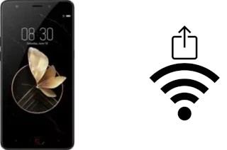 How to generate a QR code with the Wi-Fi password on a nubia M2 Play