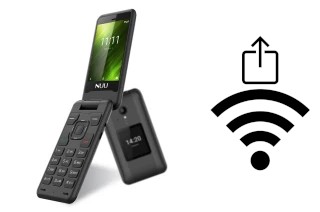 How to generate a QR code with the Wi-Fi password on a NUU Mobile F4L Flip Phone