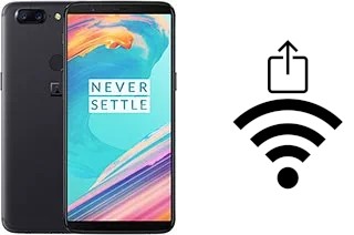 How to generate a Wi-Fi QR code on an OnePlus 5T