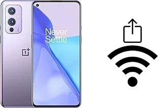 How to generate a Wi-Fi QR code on an OnePlus 9