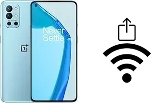 How to generate a Wi-Fi QR code on an OnePlus 9R