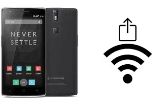 How to generate a Wi-Fi QR code on an OnePlus One