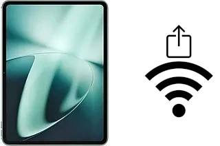 How to generate a Wi-Fi QR code on an OnePlus Pad