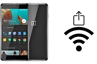 How to generate a Wi-Fi QR code on an OnePlus X