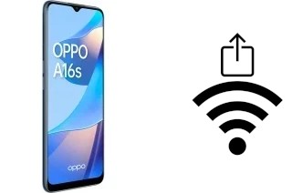 How to generate a Wi-Fi QR code on an Oppo a16s