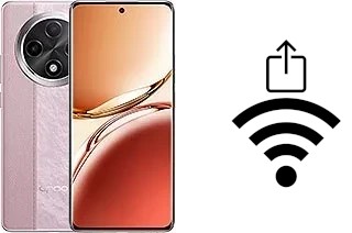 How to generate a QR code with the Wi-Fi password on a Oppo A3 Pro
