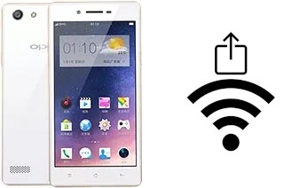 How to generate a QR code with the Wi-Fi password on a Oppo A33