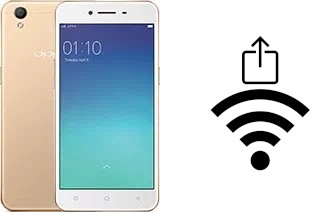 How to generate a QR code with the Wi-Fi password on a Oppo A37