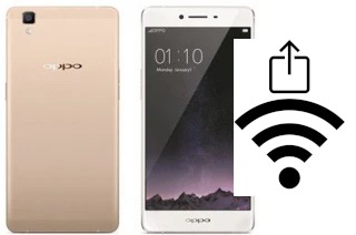 How to generate a QR code with the Wi-Fi password on a Oppo A53m