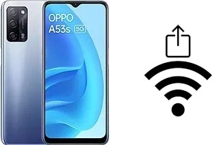 How to generate a Wi-Fi QR code on an Oppo A53s 5G