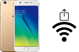 How to generate a QR code with the Wi-Fi password on a Oppo A57