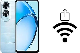 How to generate a QR code with the Wi-Fi password on a Oppo A60