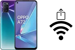 How to generate a Wi-Fi QR code on an Oppo A72