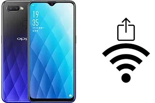 How to generate a QR code with the Wi-Fi password on a Oppo A7x