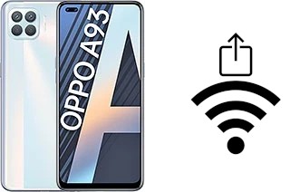 How to generate a Wi-Fi QR code on an Oppo A93 (2020)