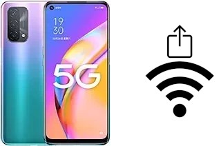 How to generate a Wi-Fi QR code on an Oppo A93 5G