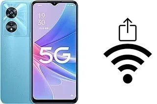 How to generate a Wi-Fi QR code on an Oppo Oppo A97