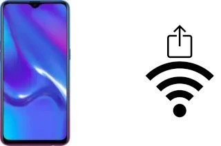 How to generate a QR code with the Wi-Fi password on a Oppo AX7 Pro