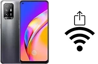 How to generate a Wi-Fi QR code on an Oppo Reno5 Z